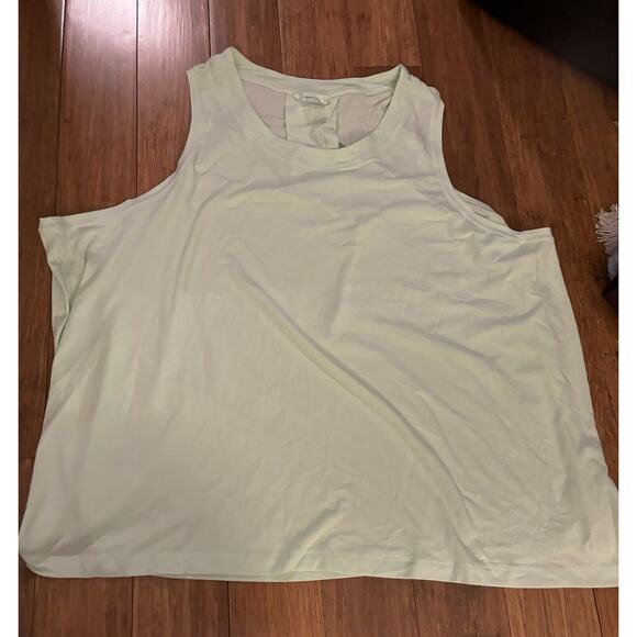 Athleta With Ease Muscle Tank & Uptempo Tank **LOT OF 2** Green & Gray 3X Active - Picture 8 of 11